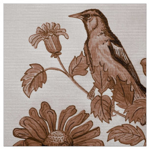 Tela Tejido de Oriole marrón