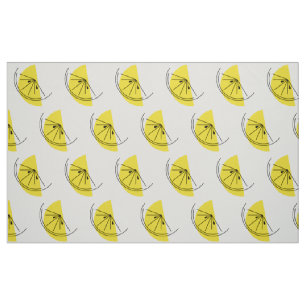 Tela Tejido de papel grande de Citrus Lemon