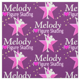 TELA TEJIDO DE PATINAJE DE PURPLE Y PINK