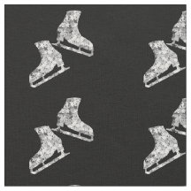 Tejido de patinaje sobre hielo - Patines con estre