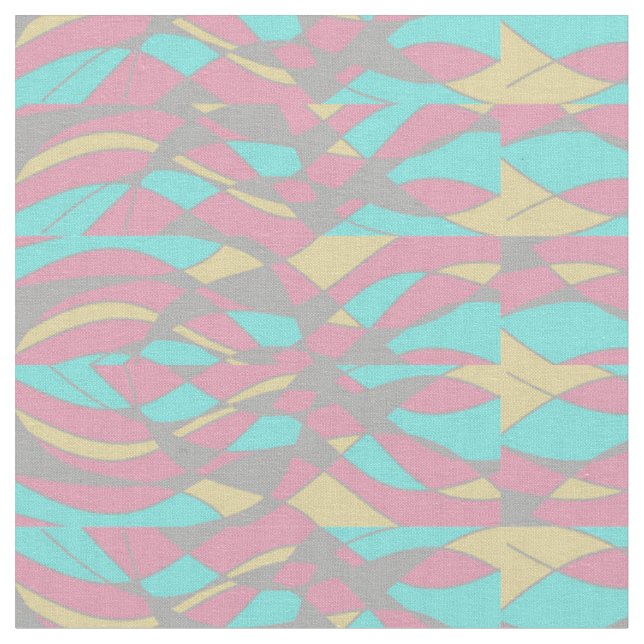 Tela Tejido de patrón abstracto colorido (De cerca)