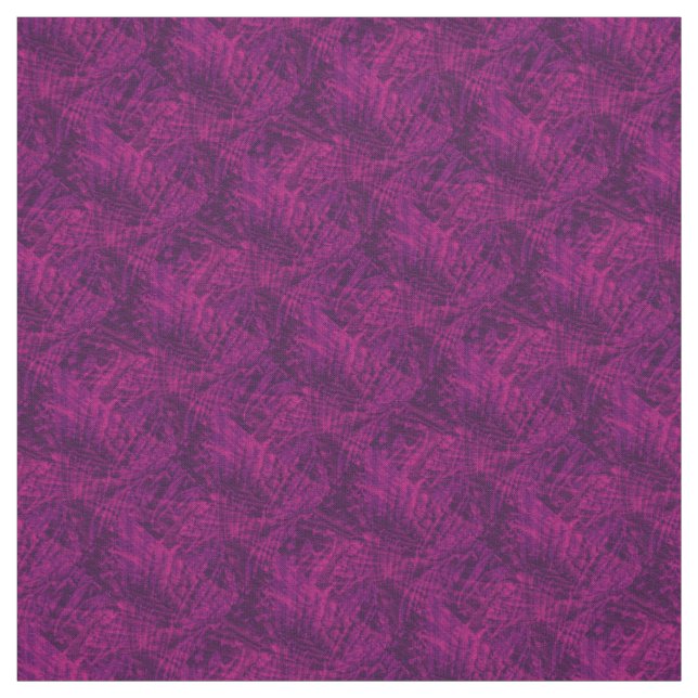 Tela Tejido de patrón abstracto de loro morado (Retal)