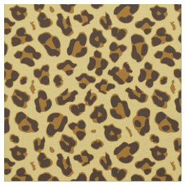 Tela Tejido de patrón de impresión de animales leopardo