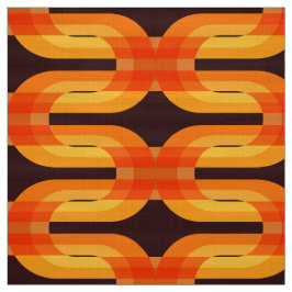 Tela Tejido de patrón de los años 70 Super retro