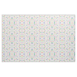 Tela Tejido de patrones geométricos de puntos de polka 