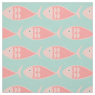 Tela Tejido De Pescado Rosa