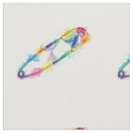 Tela Tejido de pinzas de seguridad de arcoiris