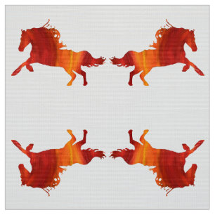 Tela Tejido de poliéster de caballos (58" de ancho)