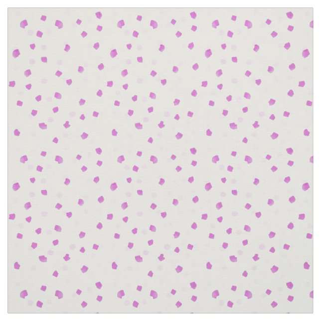 Tela Tejido de puntos de pintura rosada (Retal)