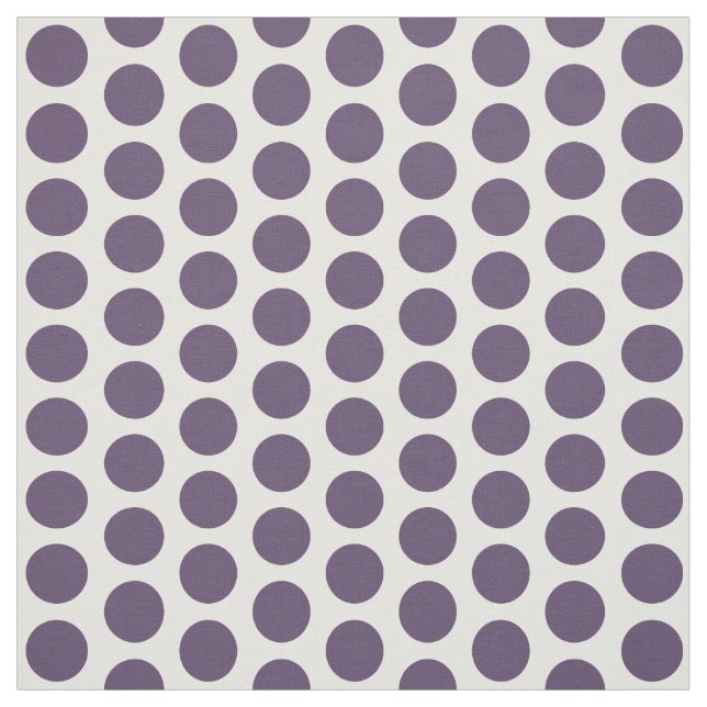 Tela Tejido de puntos mini polka morado blanco (Retal)
