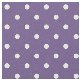 Tela Tejido de puntos púrpura de polka
