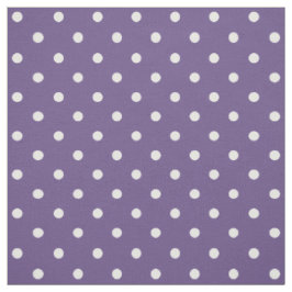 Tela Tejido de puntos púrpura de polka