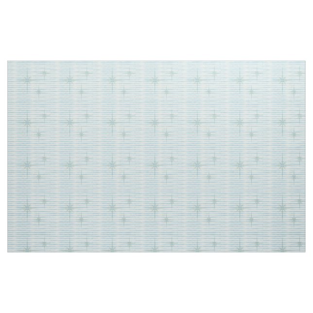 Tela Tejido de rayas atómicas azul y blanco ("Cuarto gordo" (fat quarter))