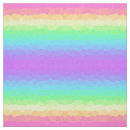 Tela Tejido de rayas geométricas del arcoiris