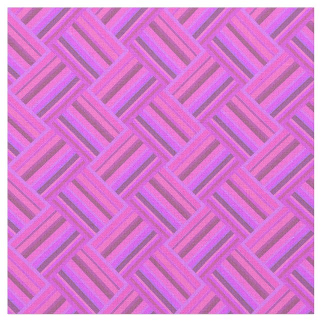 Tela Tejido de rayas rosadas diagonal patrón (De cerca)