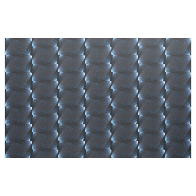 Tela Tejido de Rectángulos de luz azul blanco ("Cuarto gordo" (fat quarter))