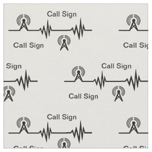 Tela Tejido de Rótulo de llamadas de frecuencia de rad