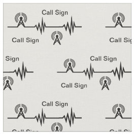Tela Tejido de Rótulo de llamadas de frecuencia de radi