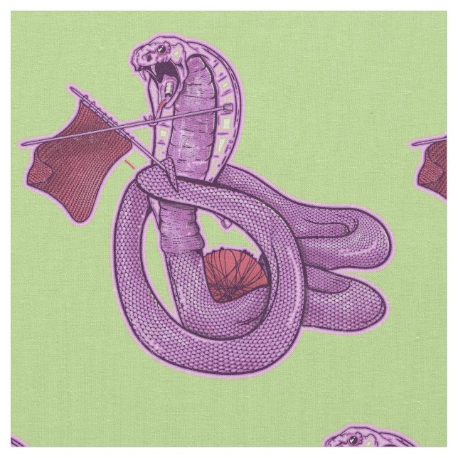 Tela Tejido de serpientes (De cerca)