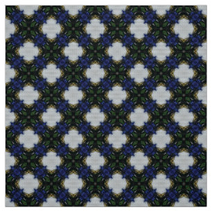 Tela Tejido de tapicería de azulejo gris y azul