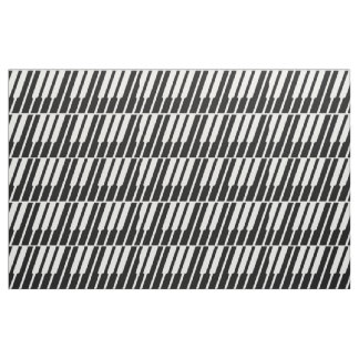 Tela Tejido de teclas de piano blanco
