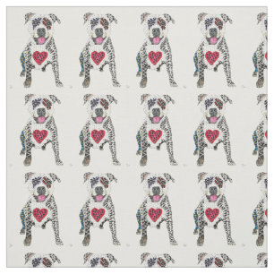 Tela Tejido De Toro De Pit Adorable