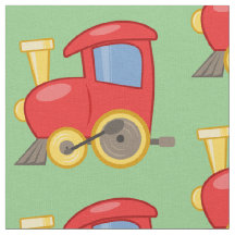 Tejido de tren rojo pequeño