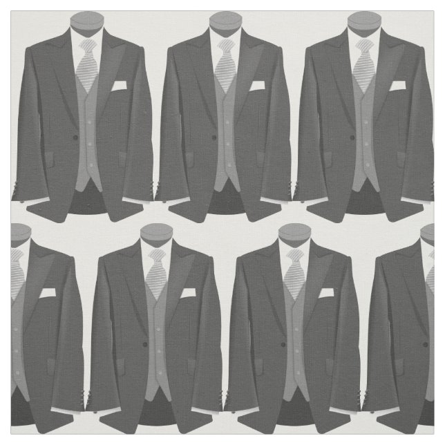 Tela Tejido de Tuxedo temática boda (Retal)
