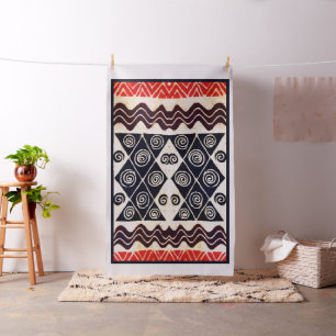 Tela Tejido Decorativo Tribal Folclórico Personalizado