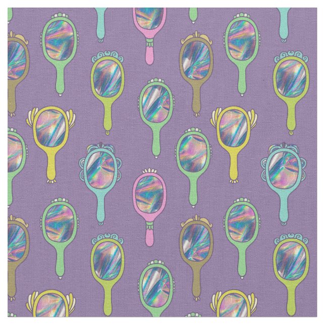 Tela tejido espejo retrovisor (De cerca)