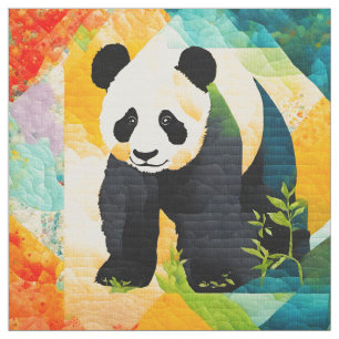 Tela Tejido falso Panda Bloque tramposo del oso