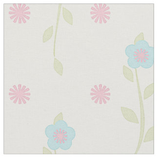 Tela Tejido floral pastel