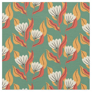 Tela Tejido floral vintage