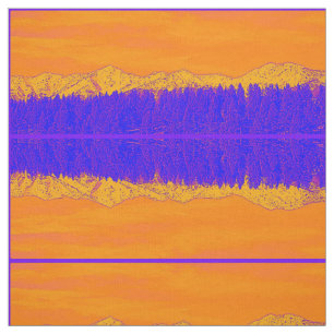 Tela Tejido Majestuoso de Montaña Púrpura