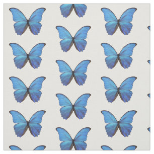 Tela Tejido - Mariposas Morfo Azul