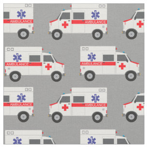 Tela Tejido médico de ambulancia médica. Vehículo ho