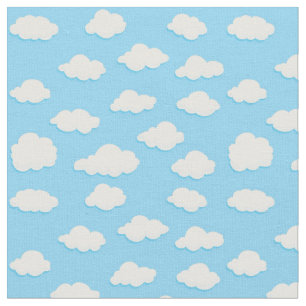 Tela Tejido - Nubes en el cielo