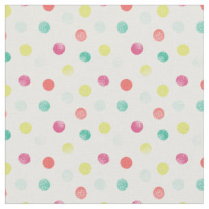 Tela Tejido Patterned (Brights) con puntos esponjizados