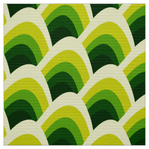 Tela Tejido retro elegante y verde de los años setenta