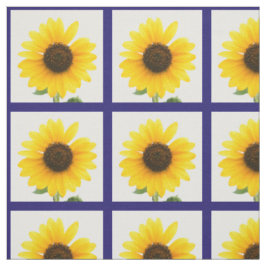 Tela Tejido Sunny Sunflower