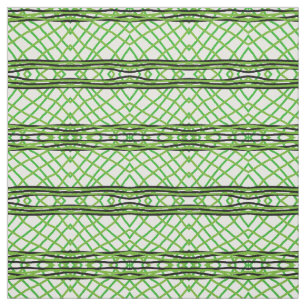 Tela Tejido - Verde/Negro/Tejido blanco