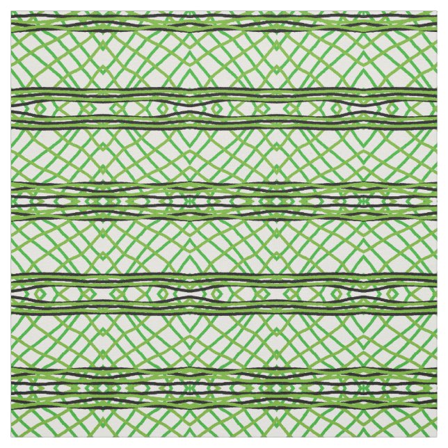 Tela Tejido - Verde/Negro/Tejido blanco (Retal)