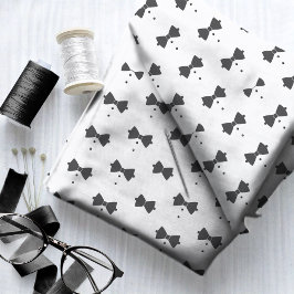 Tela Tejido y botones de remolque negro a medida ID1090