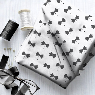 Tela Tejido y botones de remolque negro a medida ID1090