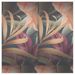 Tela Tejidos de algodón de estampado floral