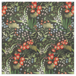 Tela Tejidos de algodón de estampado floral