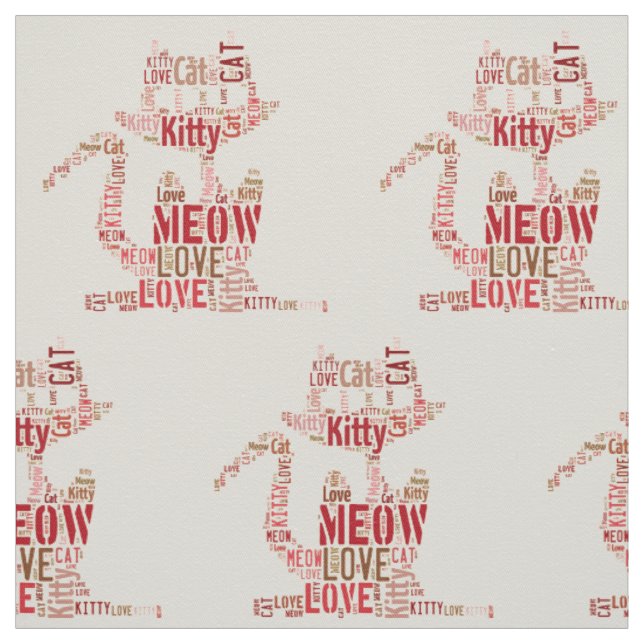 Tela Tejidos de diseñadores de gatos cúbicos - Algodón  (Retal)