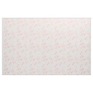 Tela Tejidos de diseño - Flores rosadas y blanco apagad