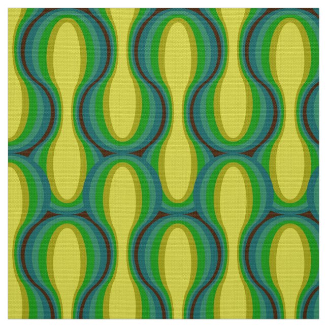Tela Tejidos de estilo retro 60 s 70 (Retal)