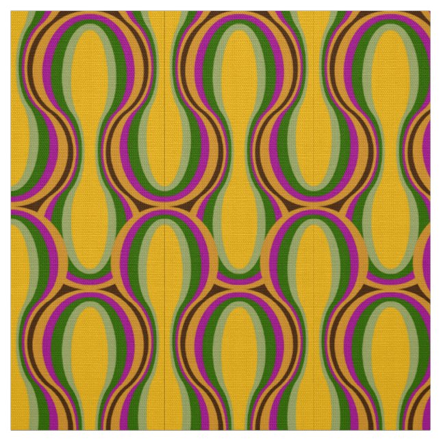 Tela Tejidos de estilo retro 60 s 70 (Retal)
